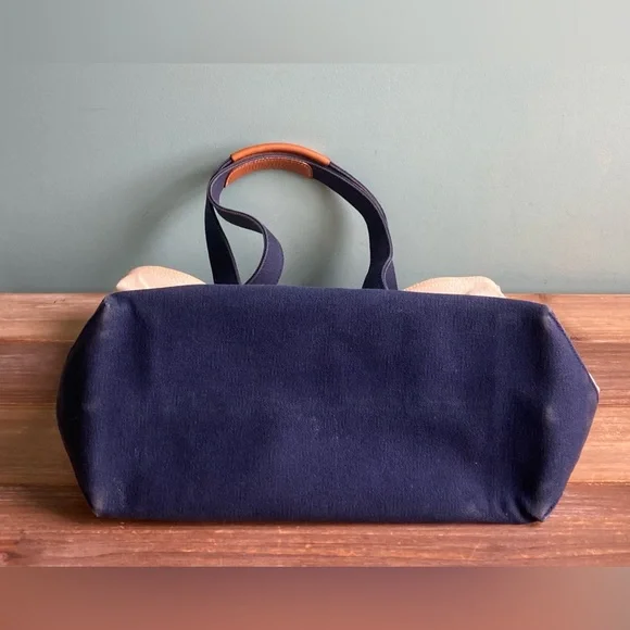 Polo Ralph Lauren Big Pony Canvas and Leather Tote Bag - Picture 12 of 14